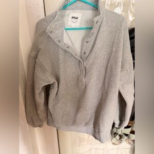Aerie Light Gray Women's Cowl Neck Sweater